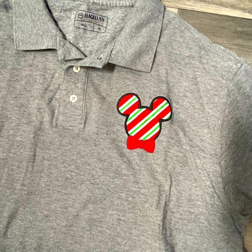 Men’s Disney Mickey‎ Mouse Christmas Polo- XL